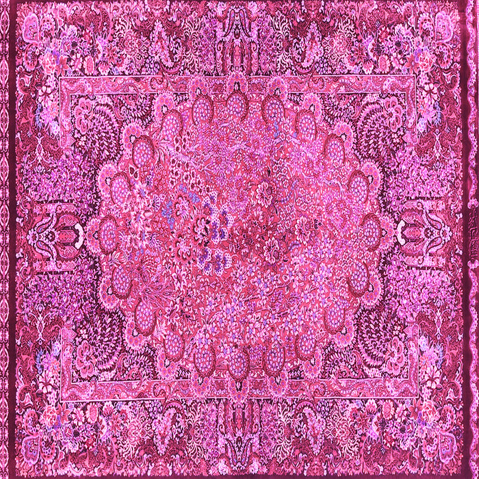 Square Persian Pink Traditional Rug, tr4826pnk