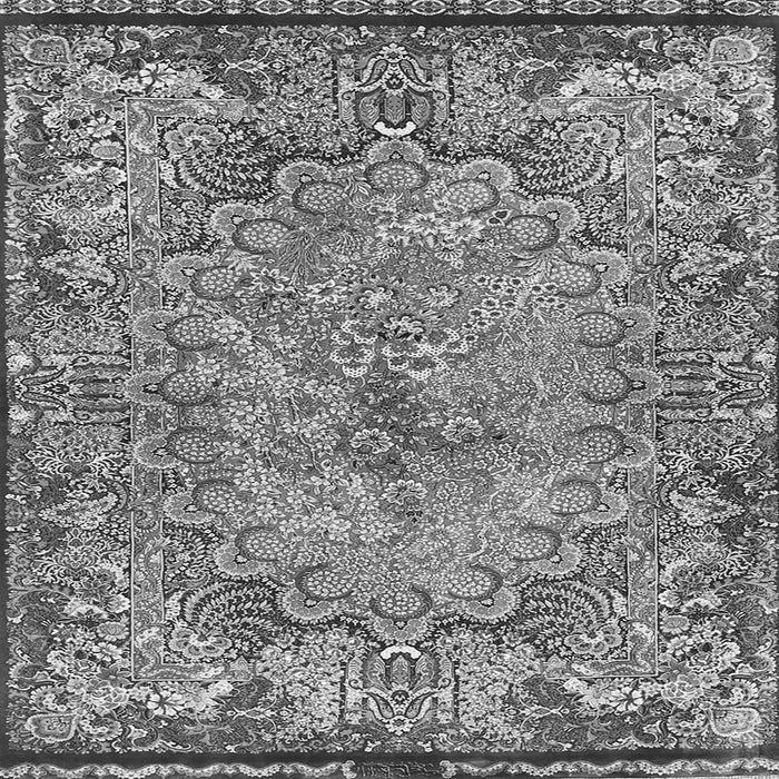 Serging Thickness of Persian Gray Traditional Rug, tr4826gry