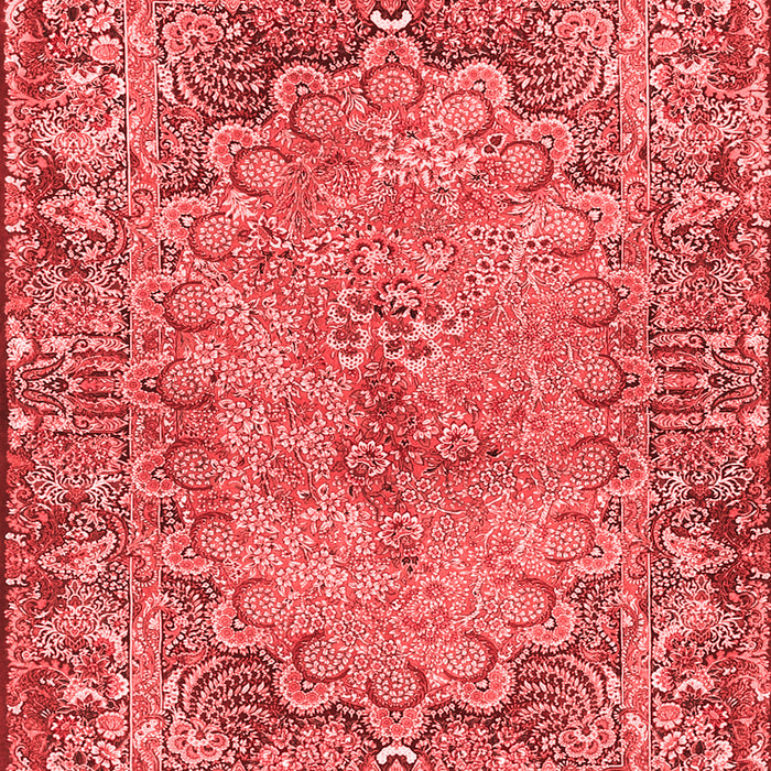Machine Washable Persian Red Traditional Rug, wshtr4826red