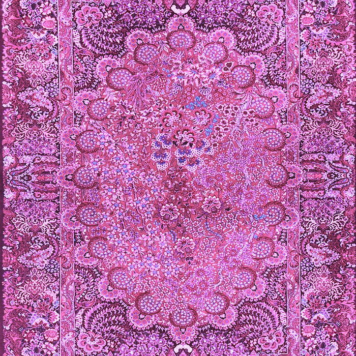 Machine Washable Persian Purple Traditional Area Rugs, wshtr4826pur
