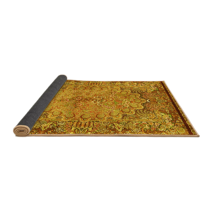 Sideview of Persian Yellow Traditional Rug, tr4826yw