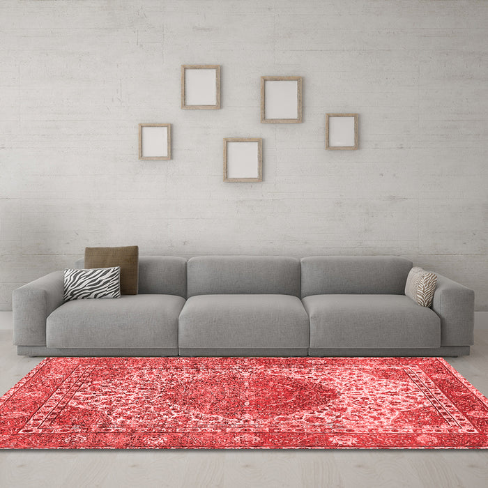 Traditional Red Washable Rugs