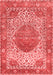 Medallion Red Traditional Area Rugs