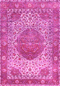 Medallion Pink Traditional Rug, tr4827pnk