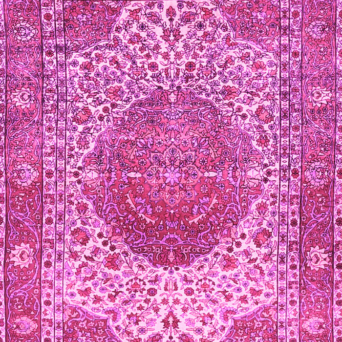 Medallion Pink Traditional Rug, tr4827pnk