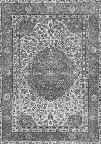 Medallion Gray Traditional Rug, tr4827gry