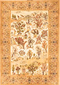 Animal Orange Traditional Rug, tr4828org