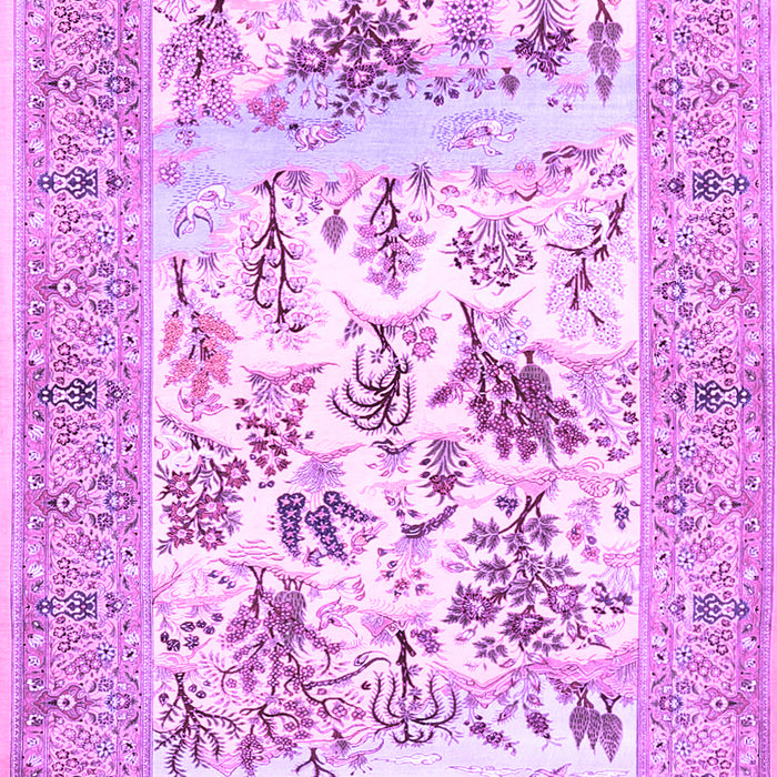 Animal Purple Traditional Rug, tr4828pur