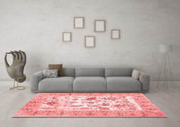 Traditional Red Washable Rugs