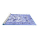 Sideview of Machine Washable Animal Blue Traditional Rug, wshtr4828blu