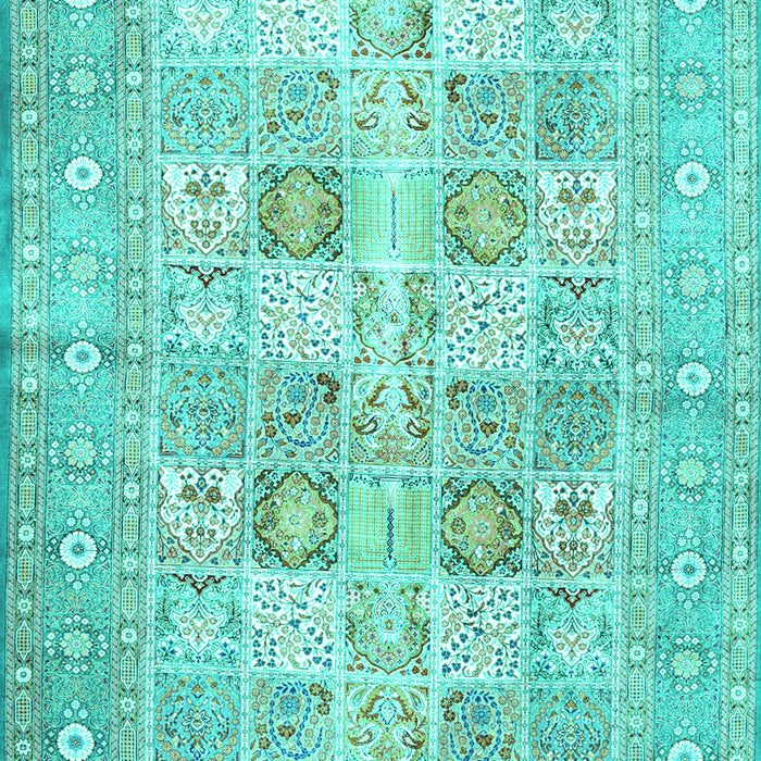 Persian Turquoise Traditional Rug, tr4829turq