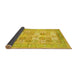 Sideview of Persian Yellow Traditional Rug, tr4829yw