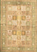 Machine Washable Persian Brown Traditional Rug, wshtr4829brn