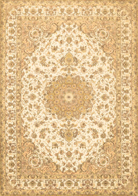 Medallion Brown Traditional Rug, tr482brn