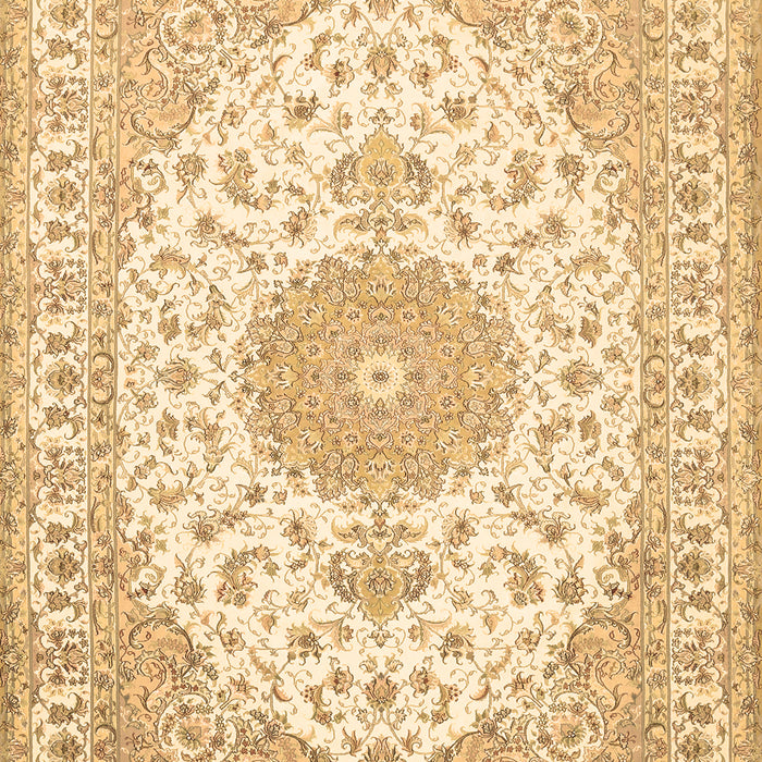 Medallion Brown Traditional Rug, tr482brn
