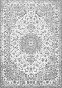 Medallion Gray Traditional Rug, tr482gry