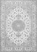 Medallion Gray Traditional Rug, tr482gry