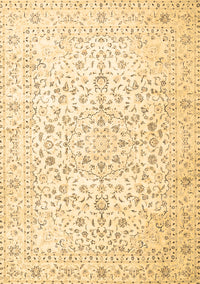 Medallion Brown Traditional Rug, tr4830brn