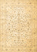 Medallion Brown Traditional Rug, tr4830brn