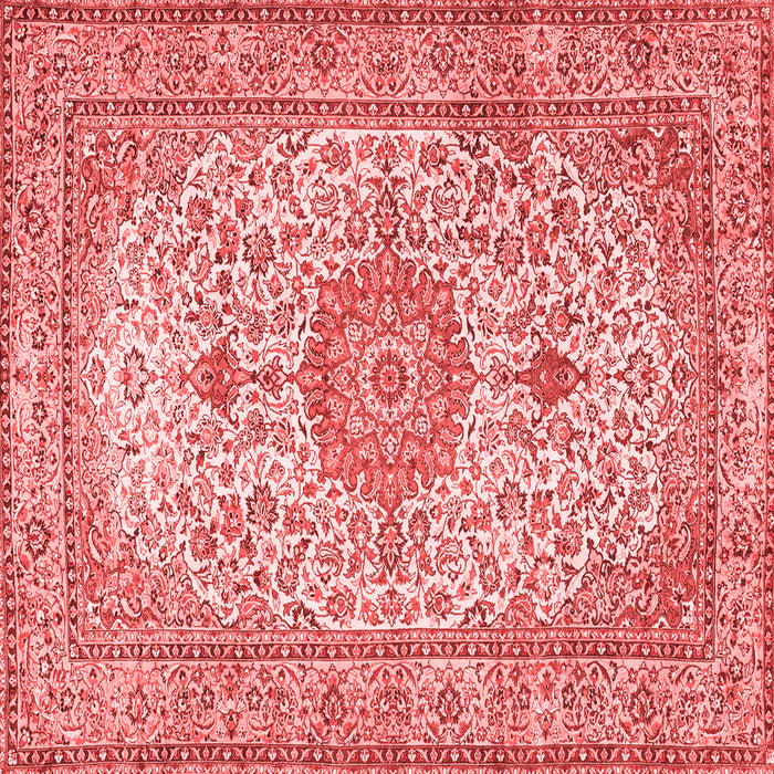 Medallion Red Traditional Rug, tr4831red
