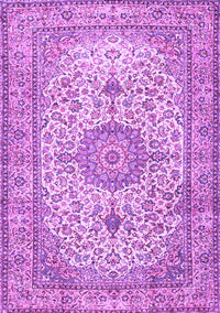 Medallion Purple Traditional Rug, tr4831pur