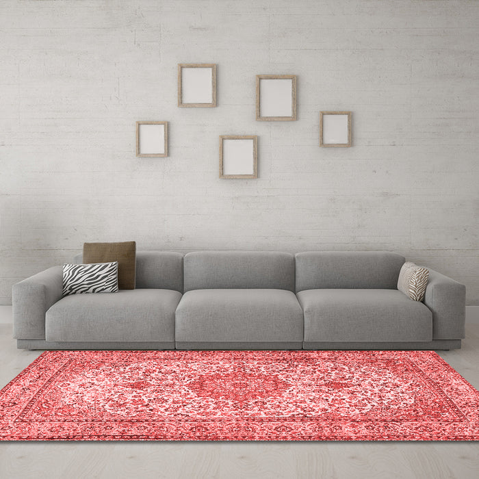 Traditional Red Washable Rugs