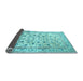 Sideview of Persian Light Blue Traditional Rug, tr4832lblu