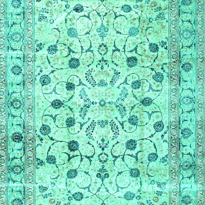 Persian Turquoise Traditional Rug, tr4832turq