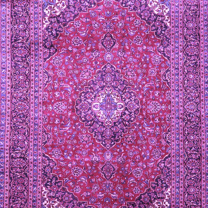 Medallion Purple Traditional Rug, tr4833pur