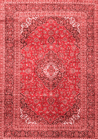 Medallion Red Traditional Rug, tr4833red