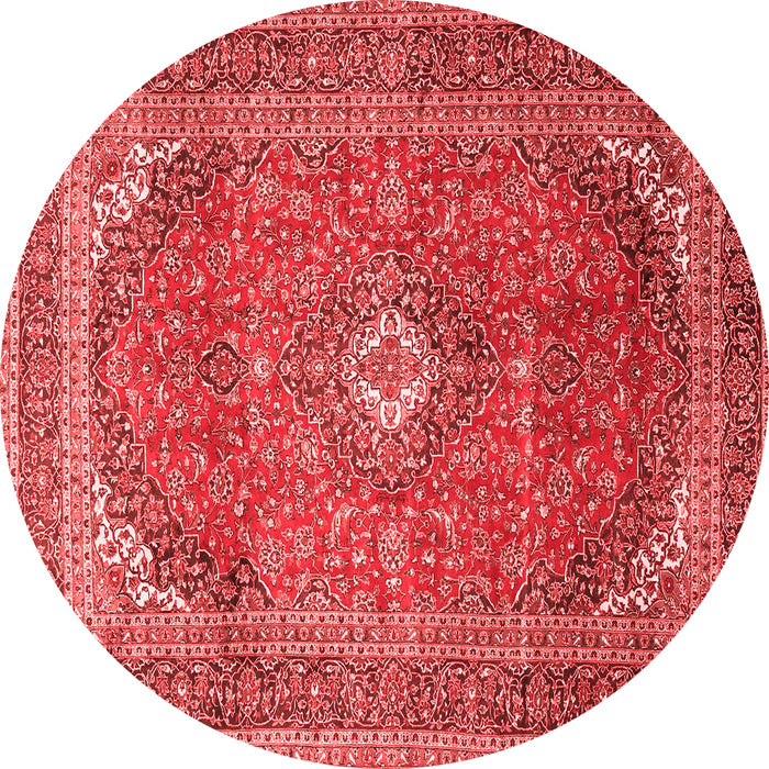 Medallion Red Traditional Rug, tr4833red