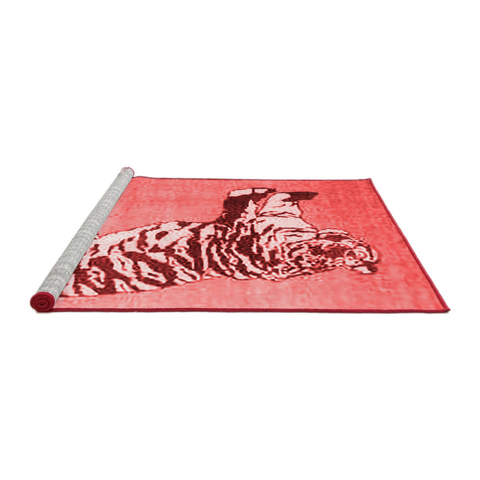 Traditional Red Washable Rugs