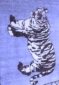 Persian Blue Traditional Rug, tr4834blu