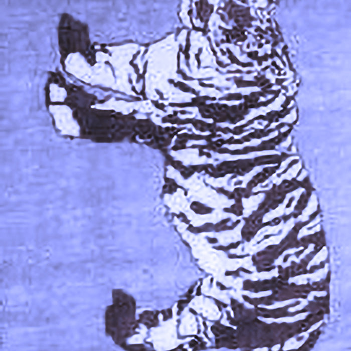 Persian Blue Traditional Rug, tr4834blu