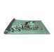 Sideview of Persian Light Blue Traditional Rug, tr4834lblu
