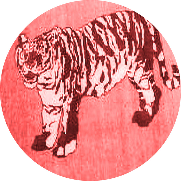 Machine Washable Persian Red Traditional Rug, wshtr4834red