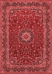 Medallion Red Traditional Rug, tr483red