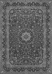 Medallion Gray Traditional Rug, tr483gry