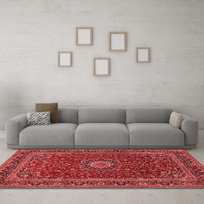Traditional Red Washable Rugs