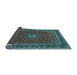 Sideview of Medallion Light Blue Traditional Rug, tr483lblu