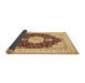 Sideview of Medallion Brown Traditional Rug, tr484brn