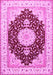 Medallion Pink Traditional Rug, tr484pnk