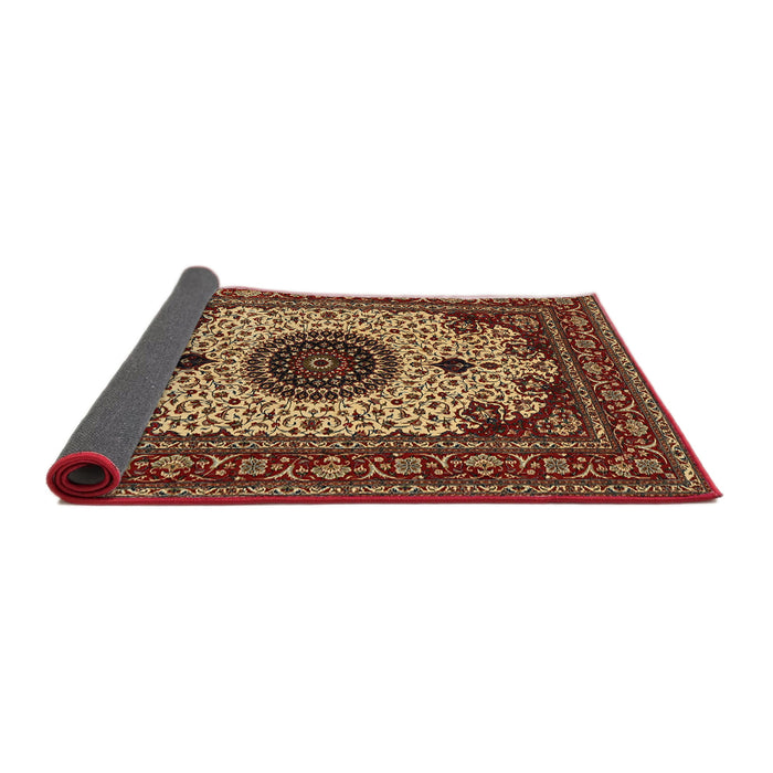 Sideview of Traditional Brown Medallion Rug, tr485