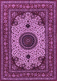 Medallion Purple Traditional Rug, tr485pur