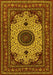 Medallion Yellow Traditional Rug, tr485yw