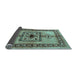 Sideview of Persian Light Blue Traditional Rug, tr486lblu