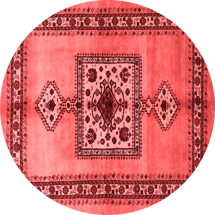 Machine Washable Persian Red Traditional Rug, wshtr486red