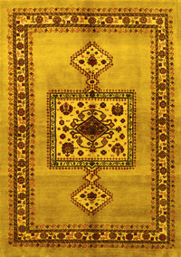 Persian Yellow Traditional Rug, tr486yw