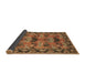 Sideview of Persian Brown Traditional Rug, tr487brn