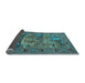 Sideview of Animal Light Blue Traditional Rug, tr488lblu